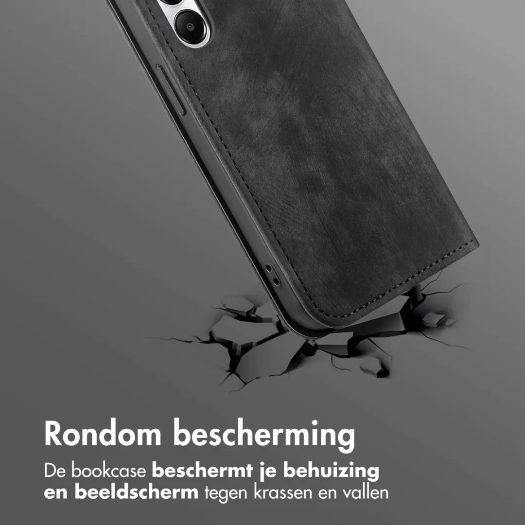 Imoshion Hoesje Samsung Galaxy A55 Slim Bookcase - 2 Pasjes - Zwart