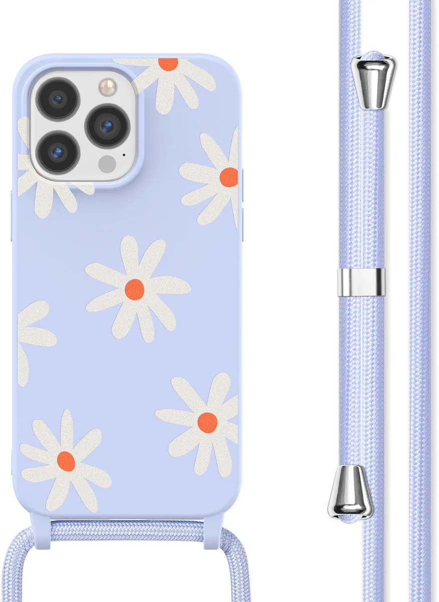 Imoshion iPhone 13 Pro Hoesje - Lila Flower Distance