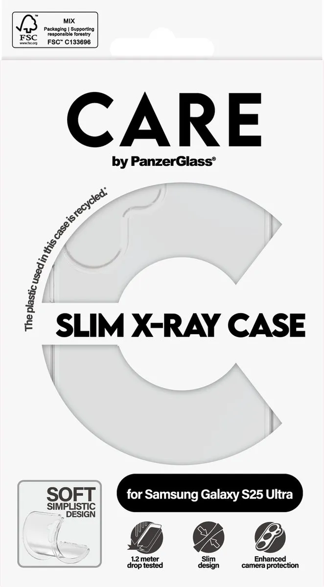 PanzerGlass Case Care Fashion X-Ray Universeel - Transparent