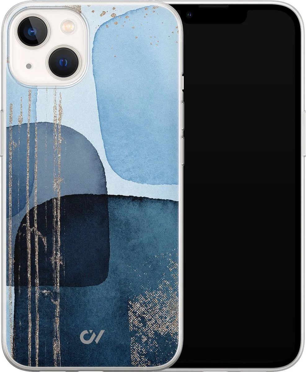 Casevibes Hoesje iPhone 13 A/13/UV/028 - Blauw