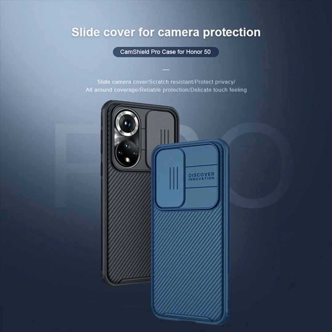 Nillkin CamShield Hoesje Honor 50 - Zwart