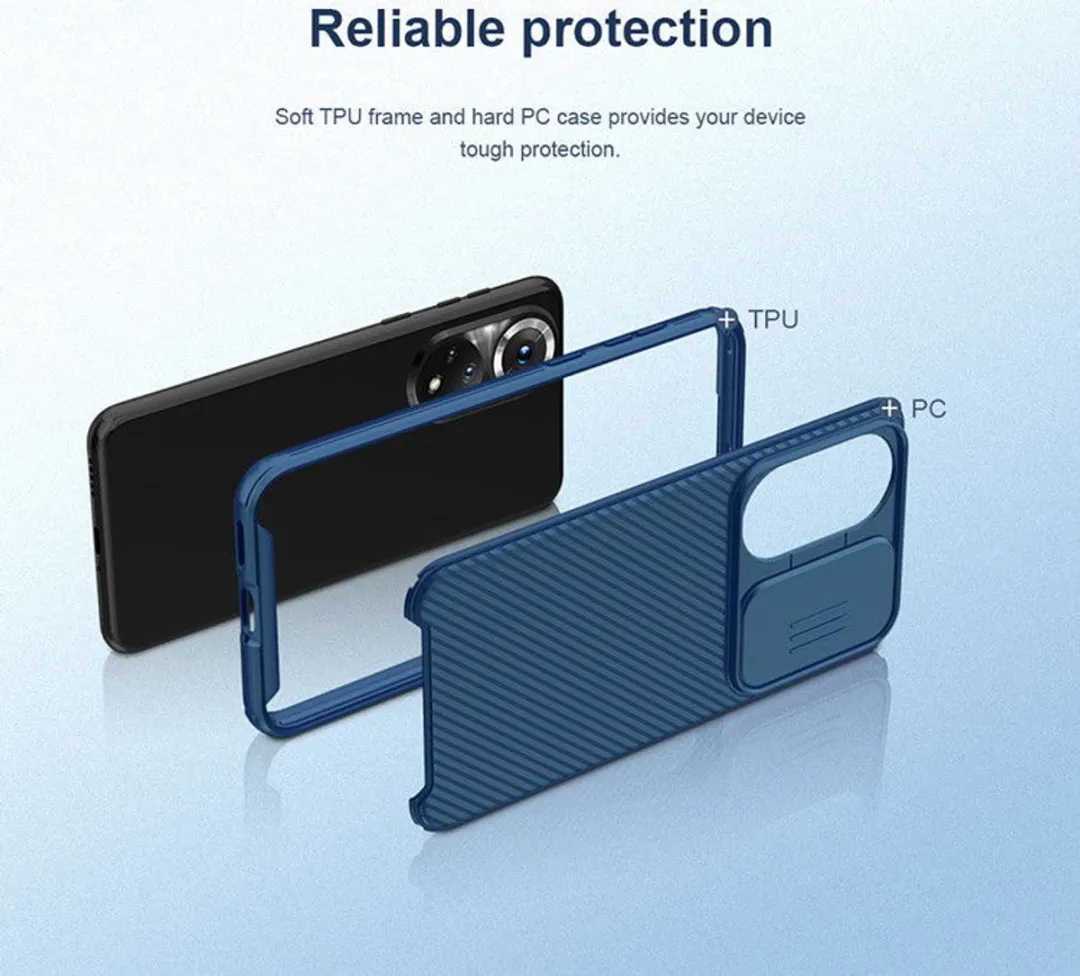 Nillkin CamShield Hoesje Honor 50 - Zwart