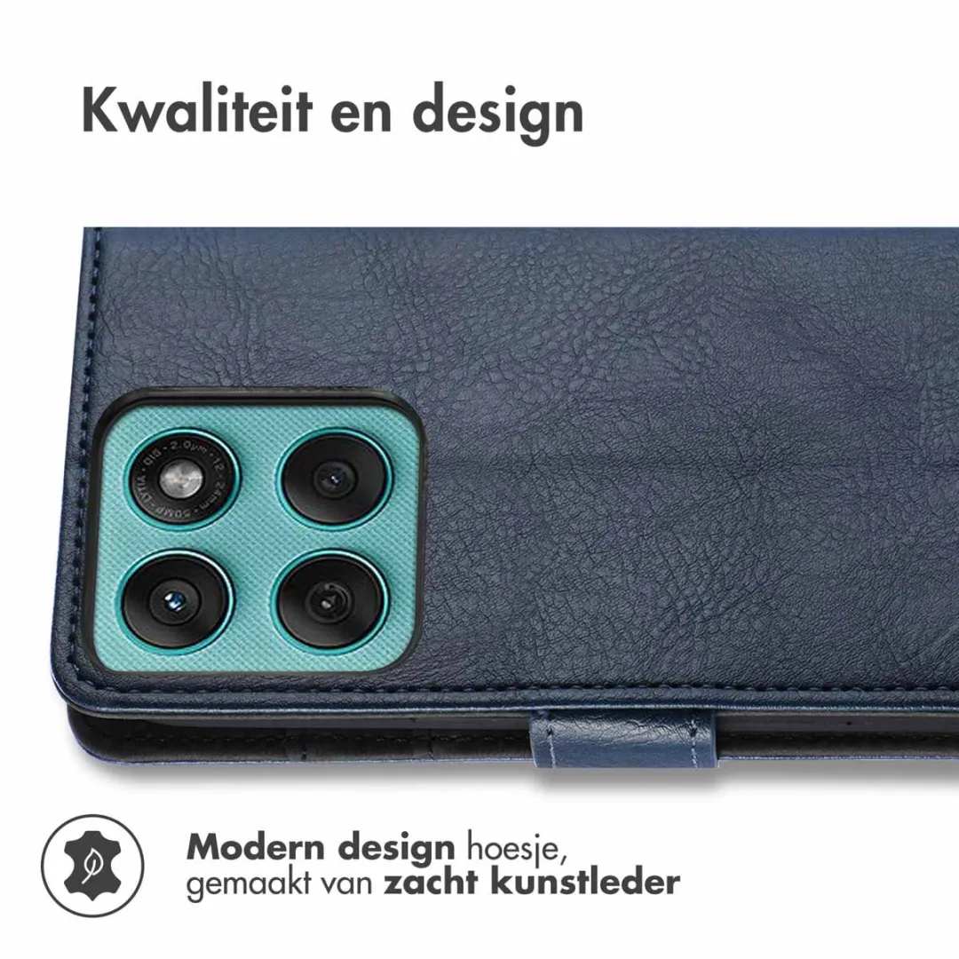 Imoshion Hoesje Motorola Edge 60 Fusion - 3 Pasjes - Donkerblauw