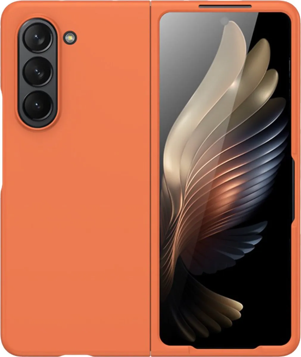 Just in Case Samsung Galaxy Z Fold5 Hoesje - Oranje