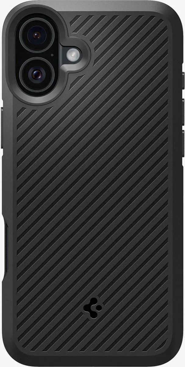 Spigen Core Armor ACS08090 iPhone 16 Plus Hoes - Zwart