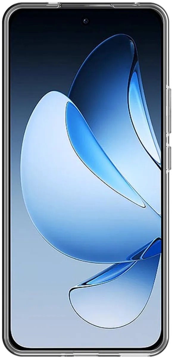 Just in Case Cazy Oppo Reno13 F Hoesje Siliconen - Transparant