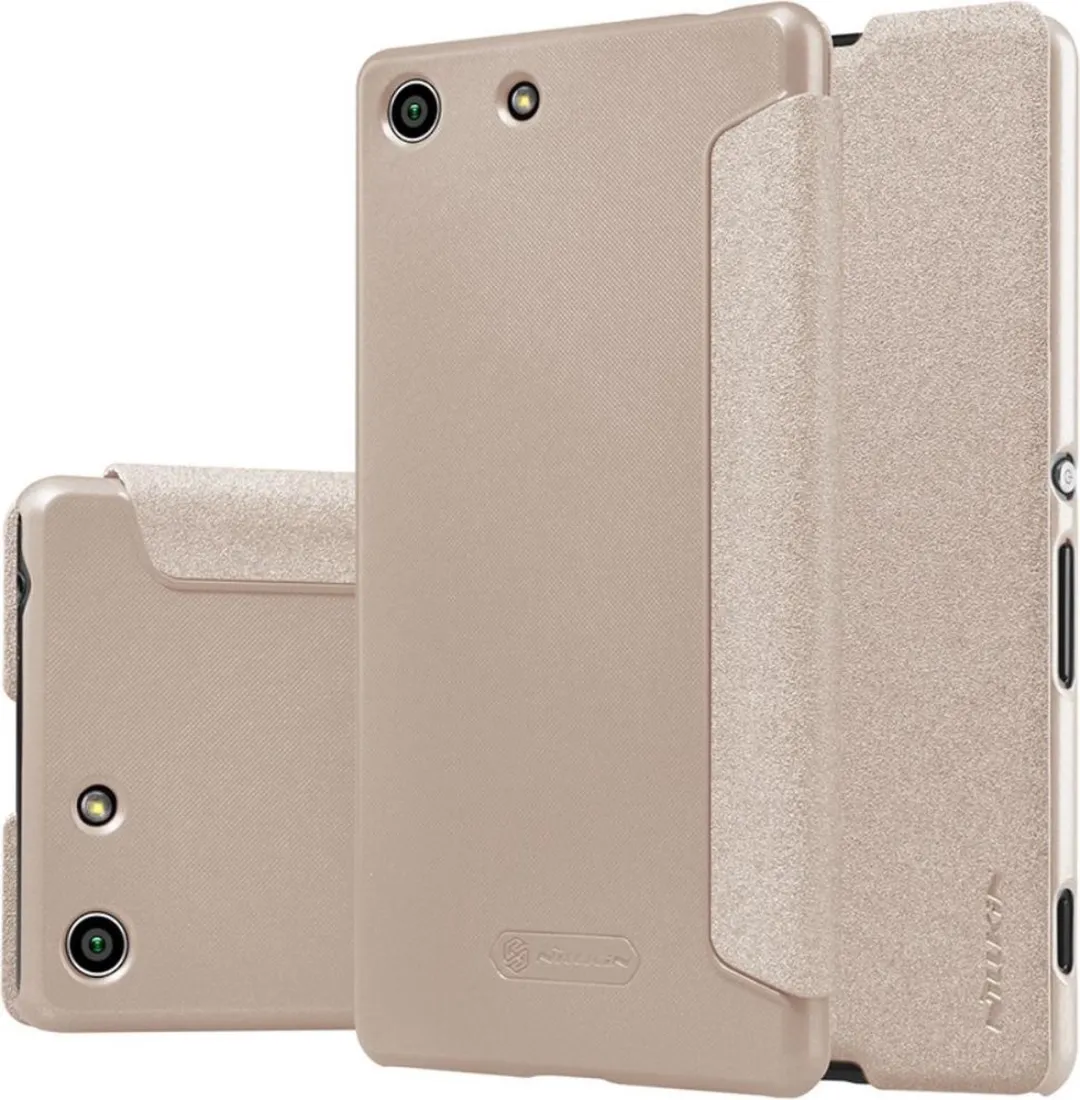 Nillkin Sparkle Series Leather Case Sony Xperia M5 - Goud