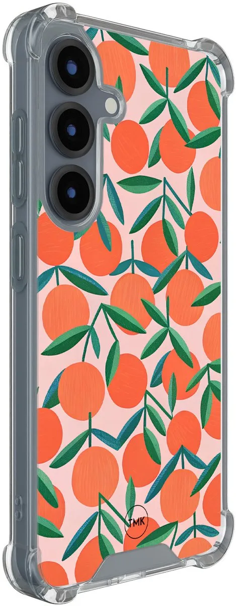 Casevibes Shockproof Hoesje Samsung Galaxy S25 - Oranje - S/S25/S/020