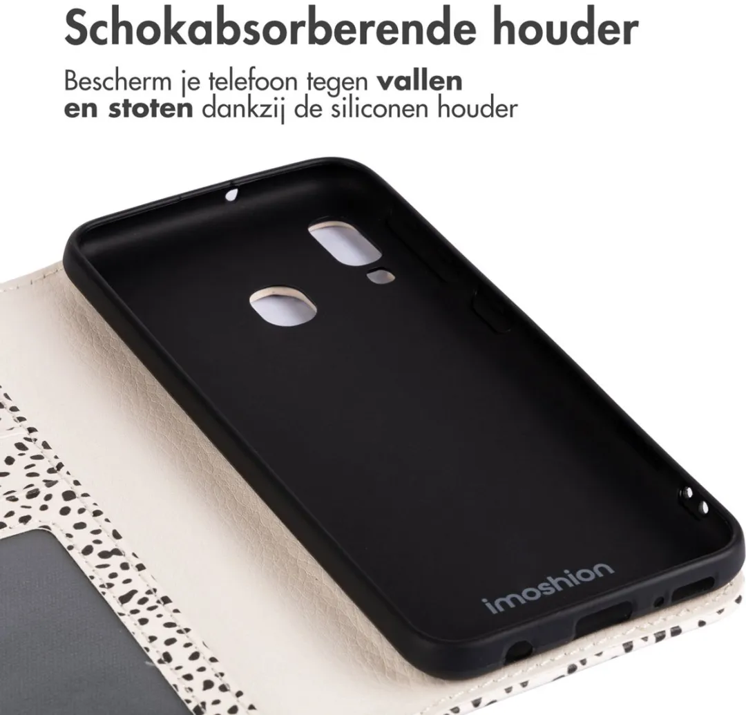 Imoshion Galaxy A20e Hoesje Desert Dots - 3 Pasjes