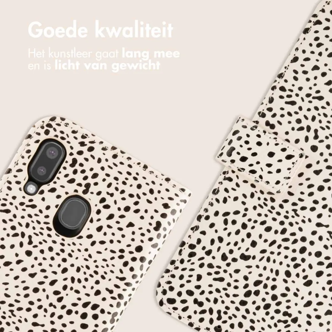 Imoshion Galaxy A20e Hoesje Desert Dots - 3 Pasjes
