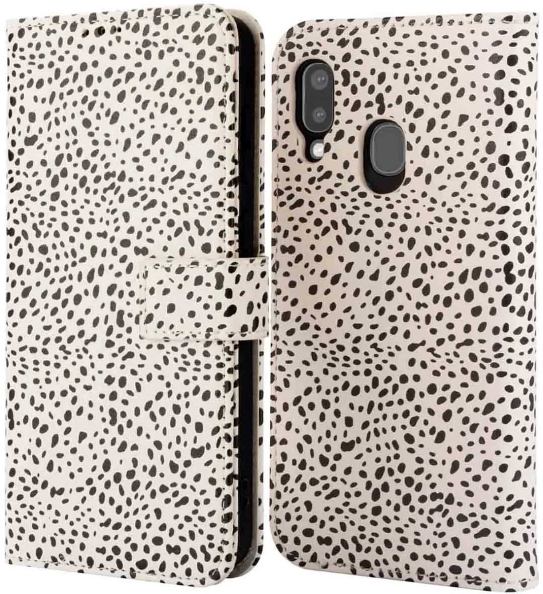 Imoshion Galaxy A20e Hoesje Desert Dots - 3 Pasjes