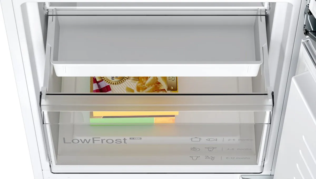 Bosch KIV87VFE0 Inbouw Koel-Vriescombinatie 270L - Wit