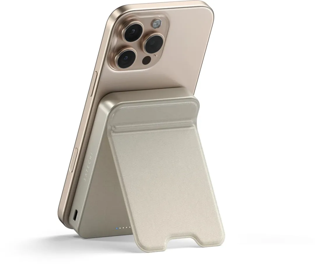Satechi OntheGo Magnetische Qi2 Powerbank 10.000mAh - 20W - Beige