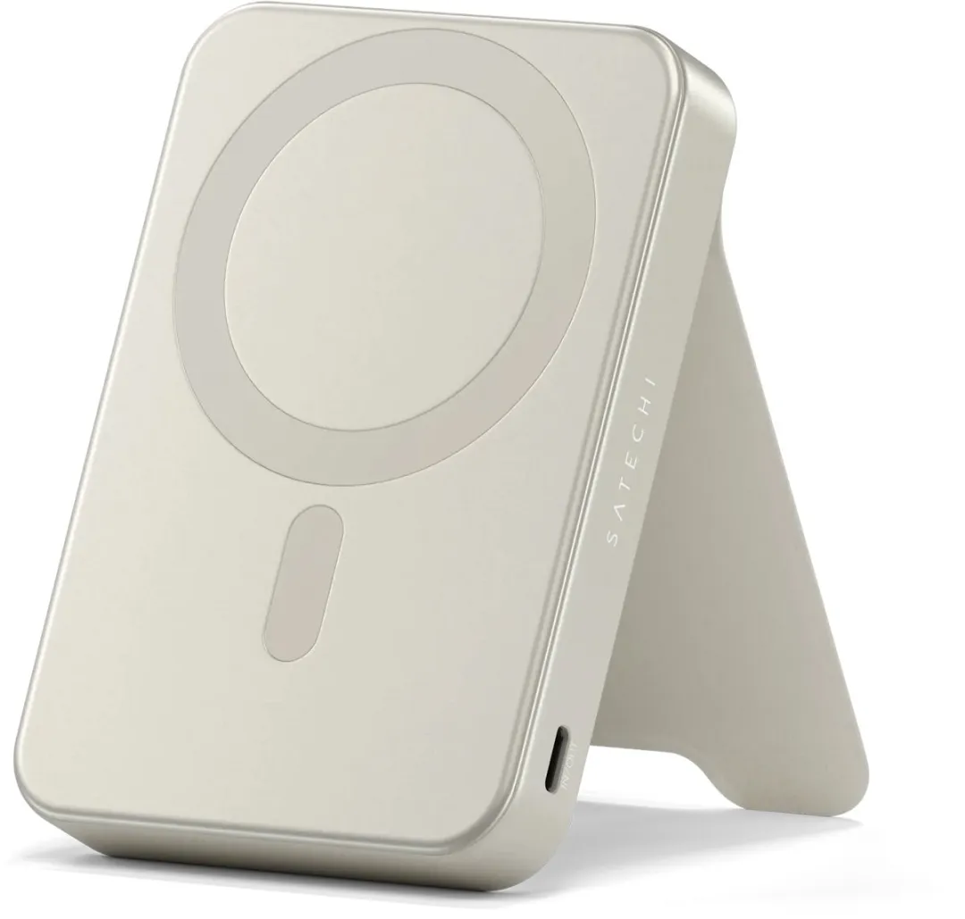 Satechi OntheGo Magnetische Qi2 Powerbank 10.000mAh - 20W - Beige