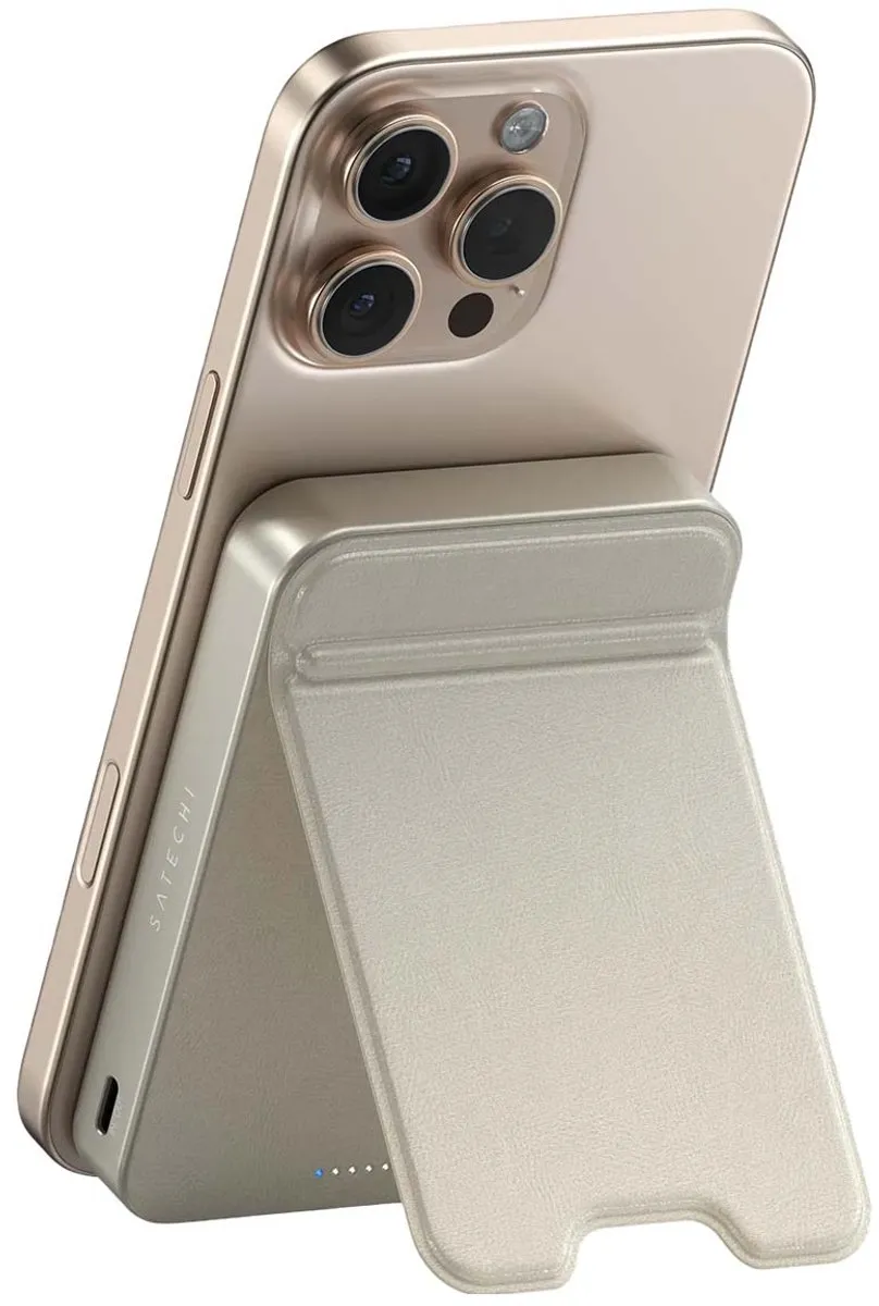 Satechi OntheGo Magnetische Qi2 Powerbank 10.000mAh - 20W - Beige