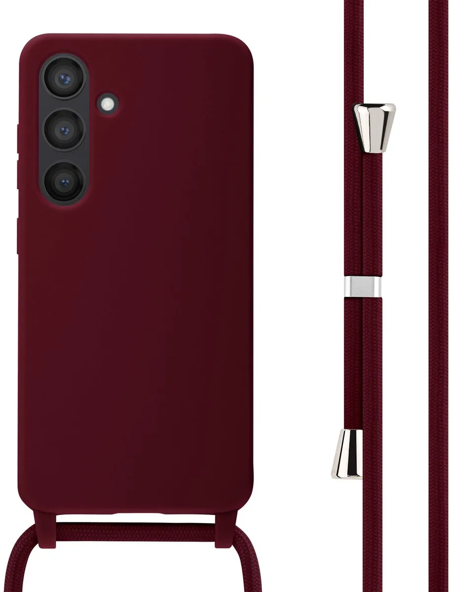 Imoshion Hoesje Samsung Galaxy S24 - Siliconen - Donkerrood