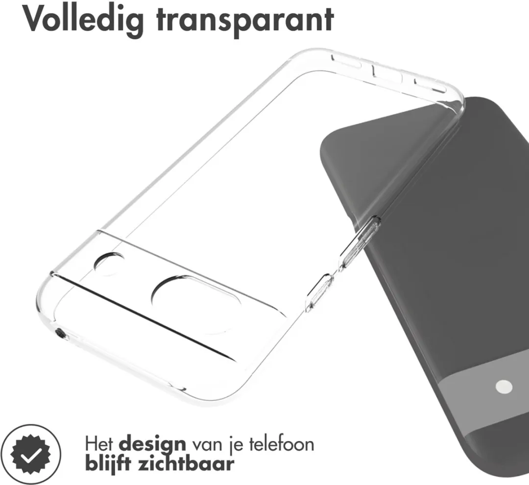 Accezz Hoesje Google Pixel 8a - Transparant