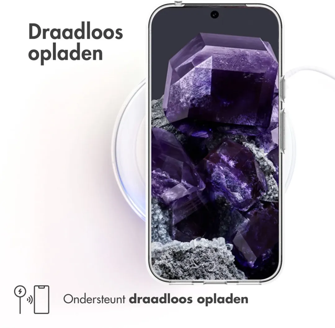 Accezz Hoesje Google Pixel 8a - Transparant
