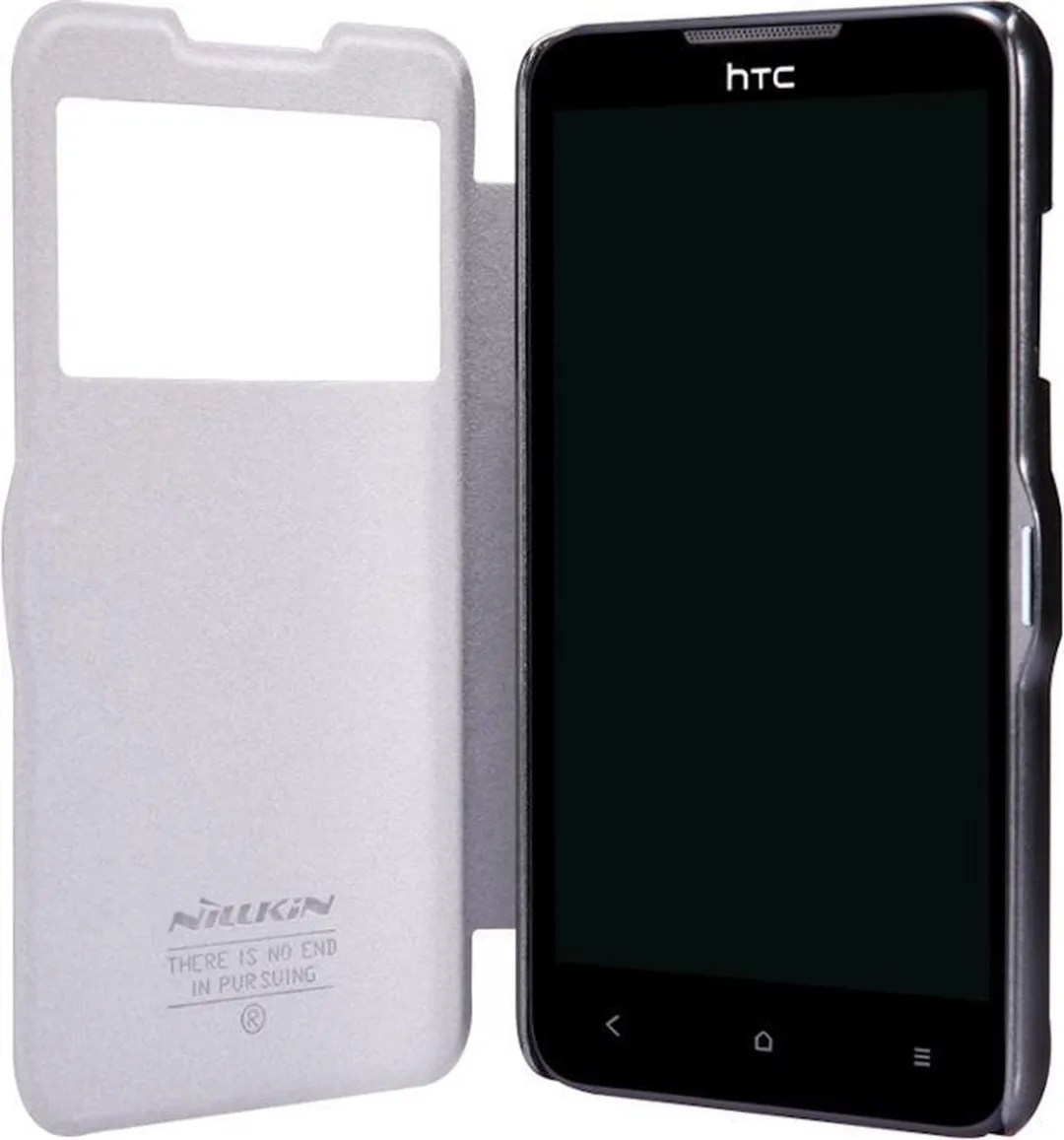 Nillkin New Fresh PU Leather Book Case HTC Desire 516 - Zwart - afbeelding 3 van 6