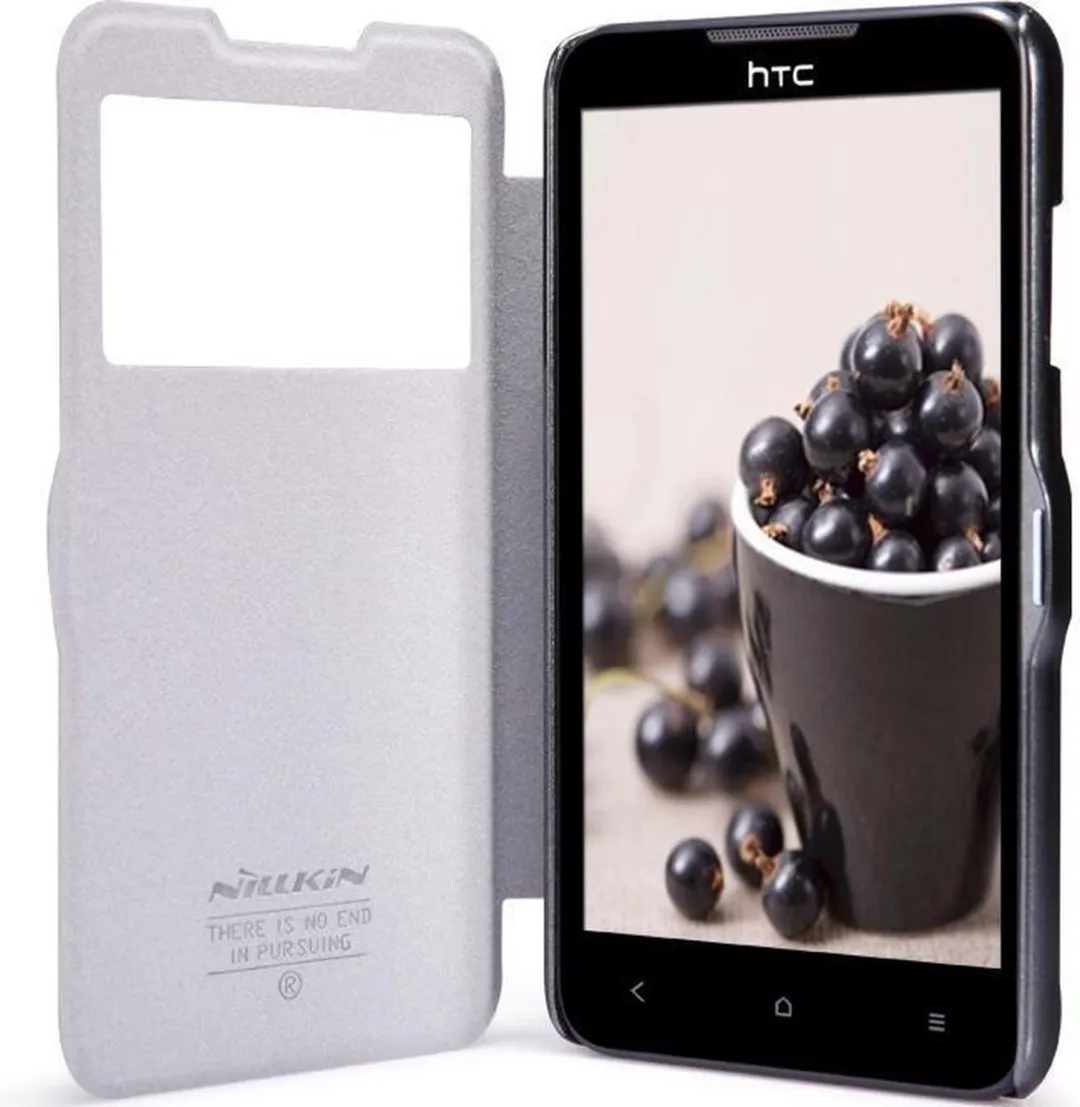 Nillkin New Fresh PU Leather Book Case HTC Desire 516 - Zwart - afbeelding 4 van 6