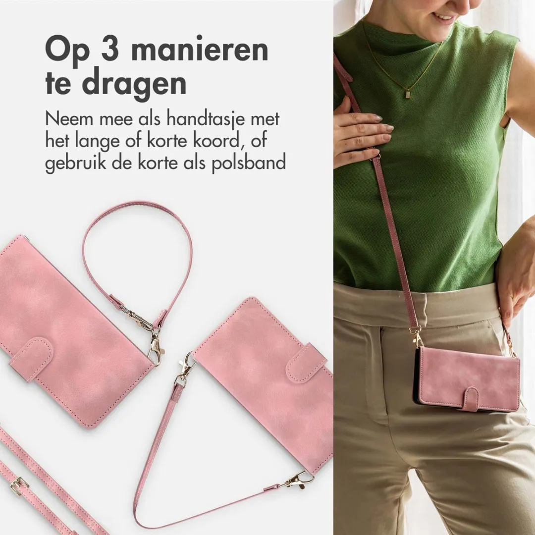 Imoshion Bookcase Hoesje Roze - 3 Pasjes