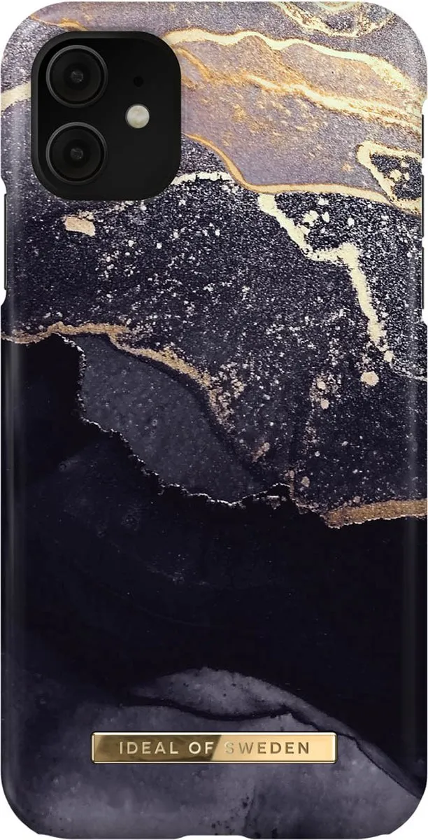 iDeal of Sweden iPhone 11 Backcover Golden Twilight Marble