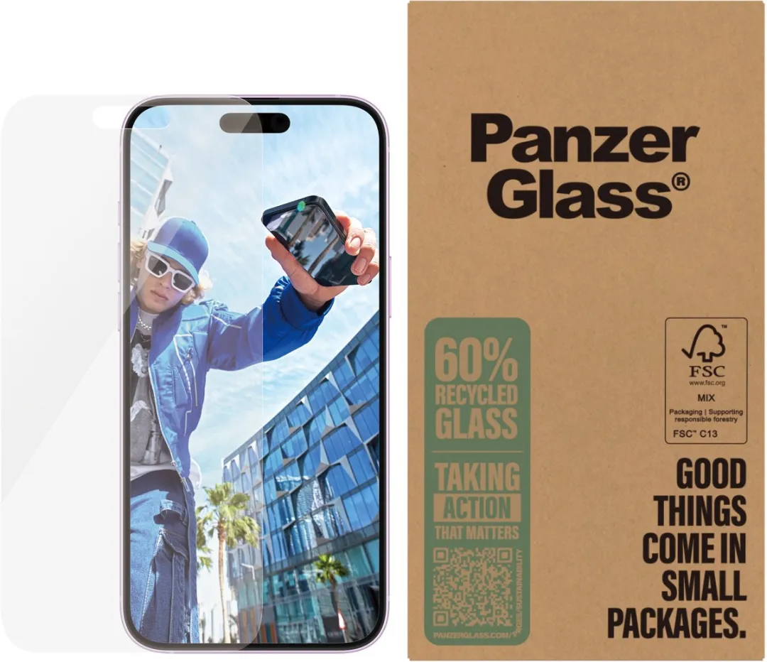 PanzerGlass iPhone 15 Plus Screen Protector - 50 Stuks