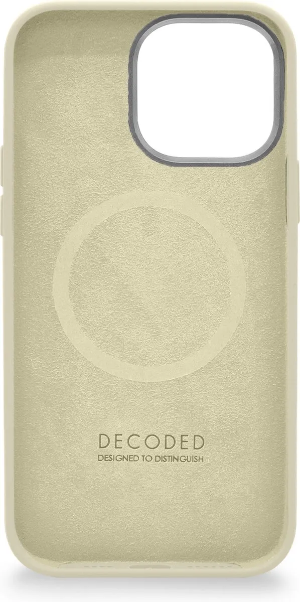 Decoded D23IPO14PMBCS9SN Siliconen Hoesje - iPhone 14 Pro Max - Licht Pastel Geel