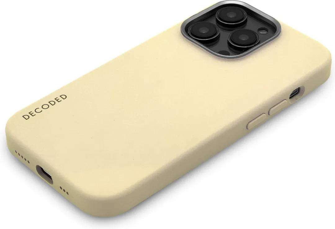 Decoded D23IPO14PMBCS9SN Siliconen Hoesje - iPhone 14 Pro Max - Licht Pastel Geel - afbeelding 6 van 6