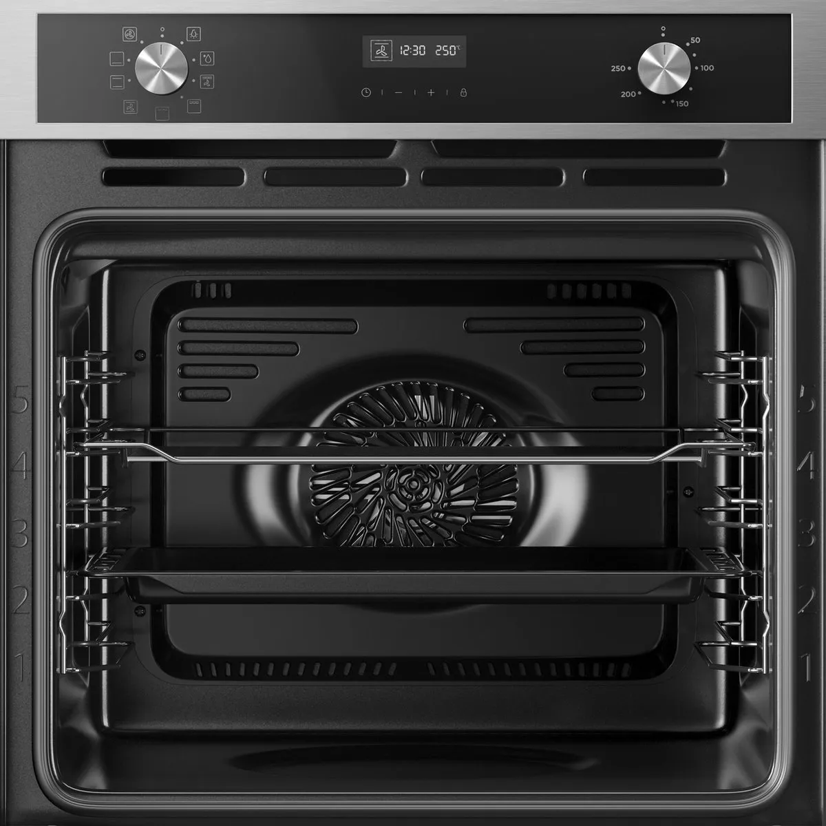Inventum IOM6072RK Inbouw Combi-oven 72L - Zwart/RVS - afbeelding 6 van 6
