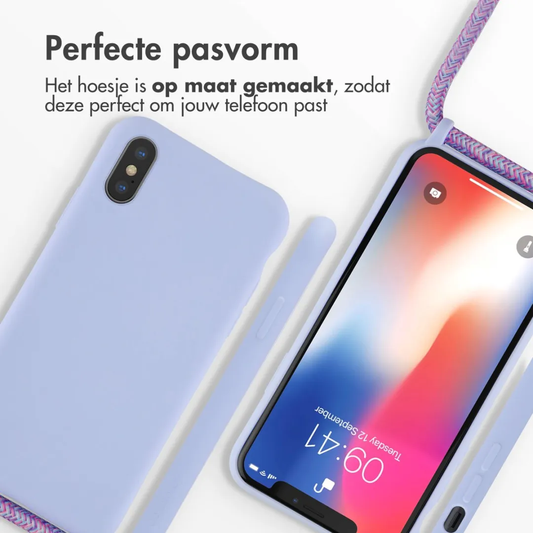 Imoshion Hoesje iPhone Xs - Siliconen Paars