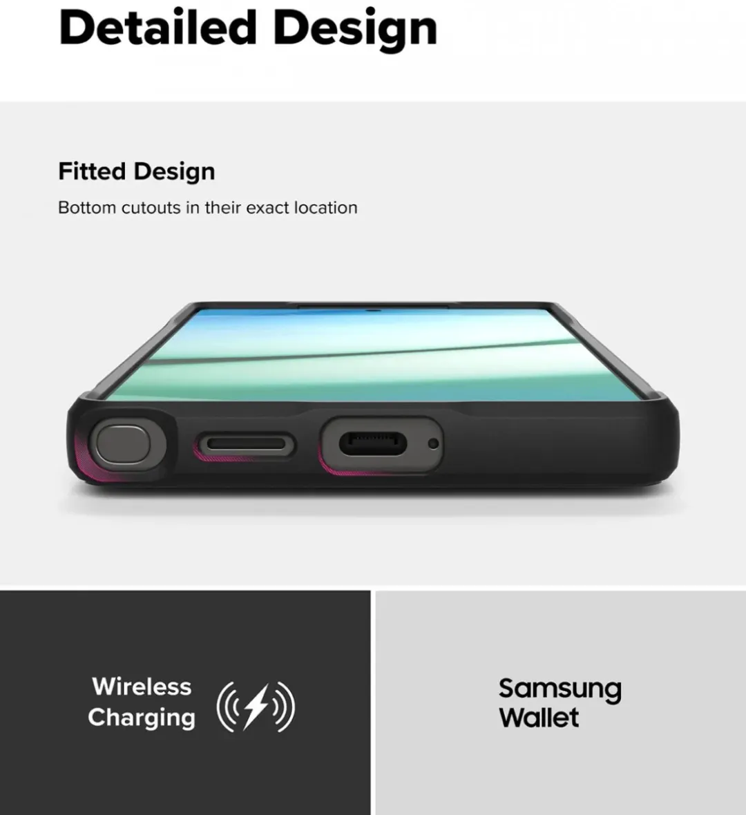 Ringke Onyx Magnetic Hoesje - Samsung Galaxy S25 Ultra - Zwart