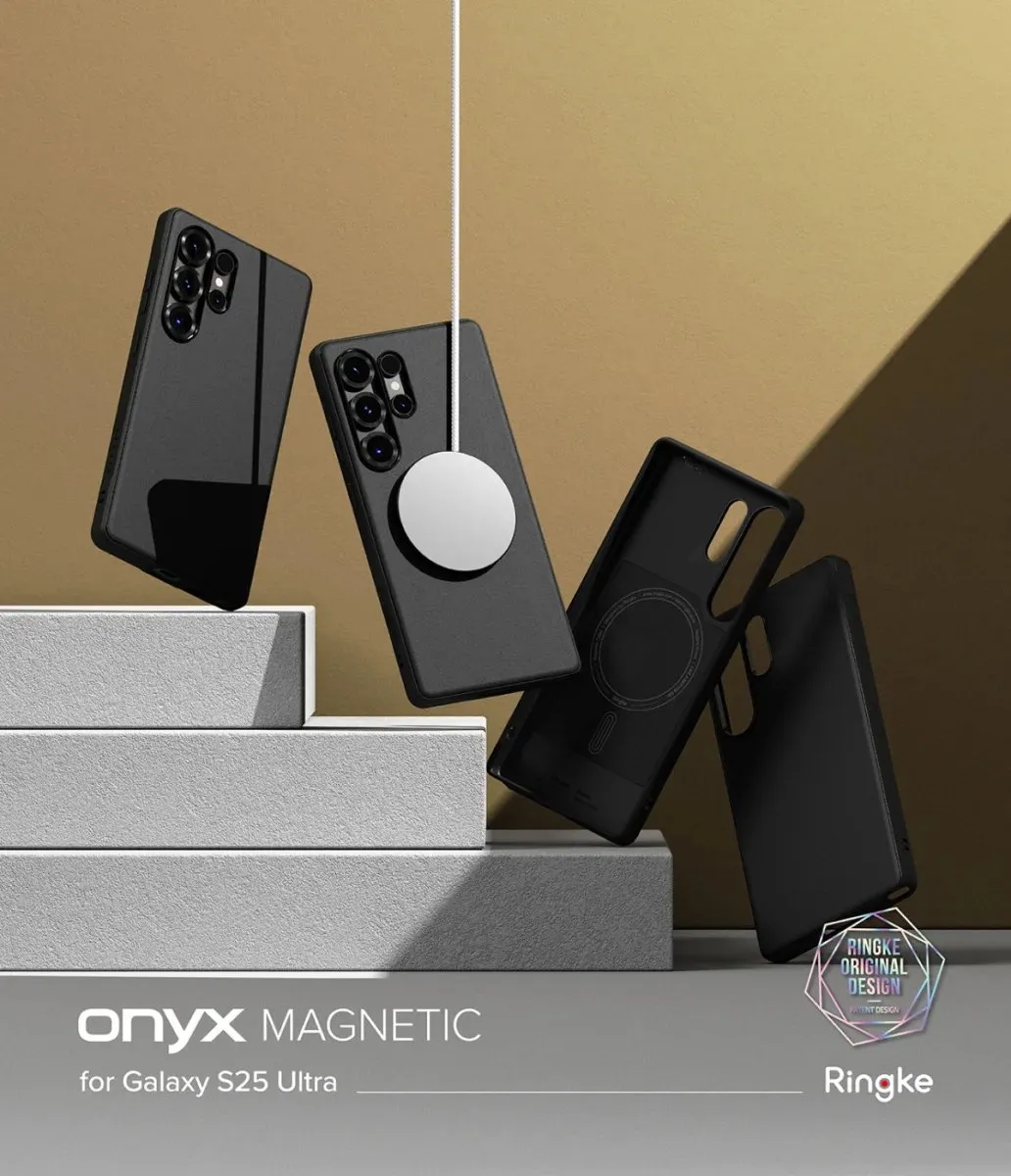 Ringke Onyx Magnetic Hoesje - Samsung Galaxy S25 Ultra - Zwart