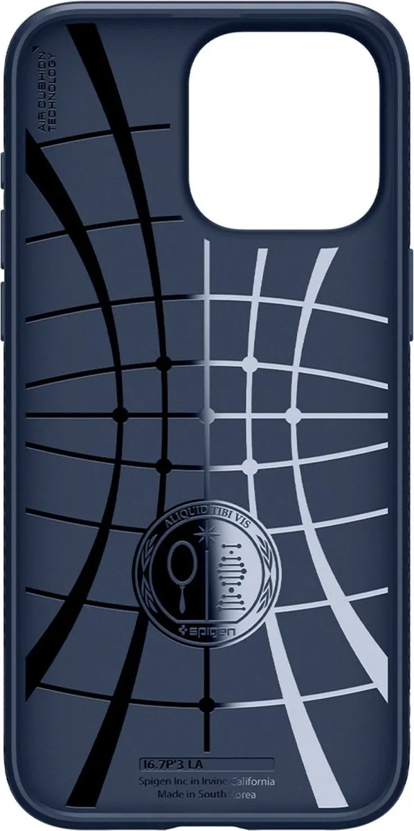 Spigen Liquid Air ACS06563 Hoesje - iPhone 15 Pro Max - Blauw - afbeelding 6 van 6