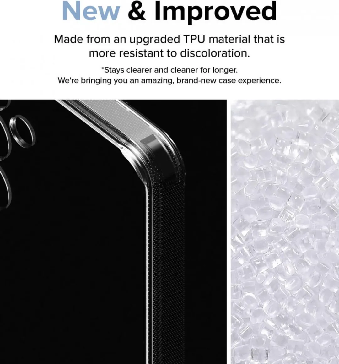 Ringke Fusion Hoesje Samsung Galaxy A35 - Antikrascoating - Transparant