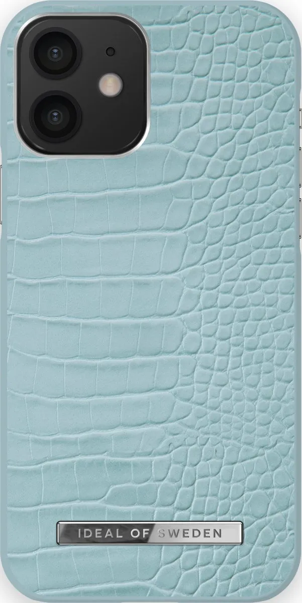 iDeal of Sweden Atelier Case iPhone 12 Pro Soft Blue Croco