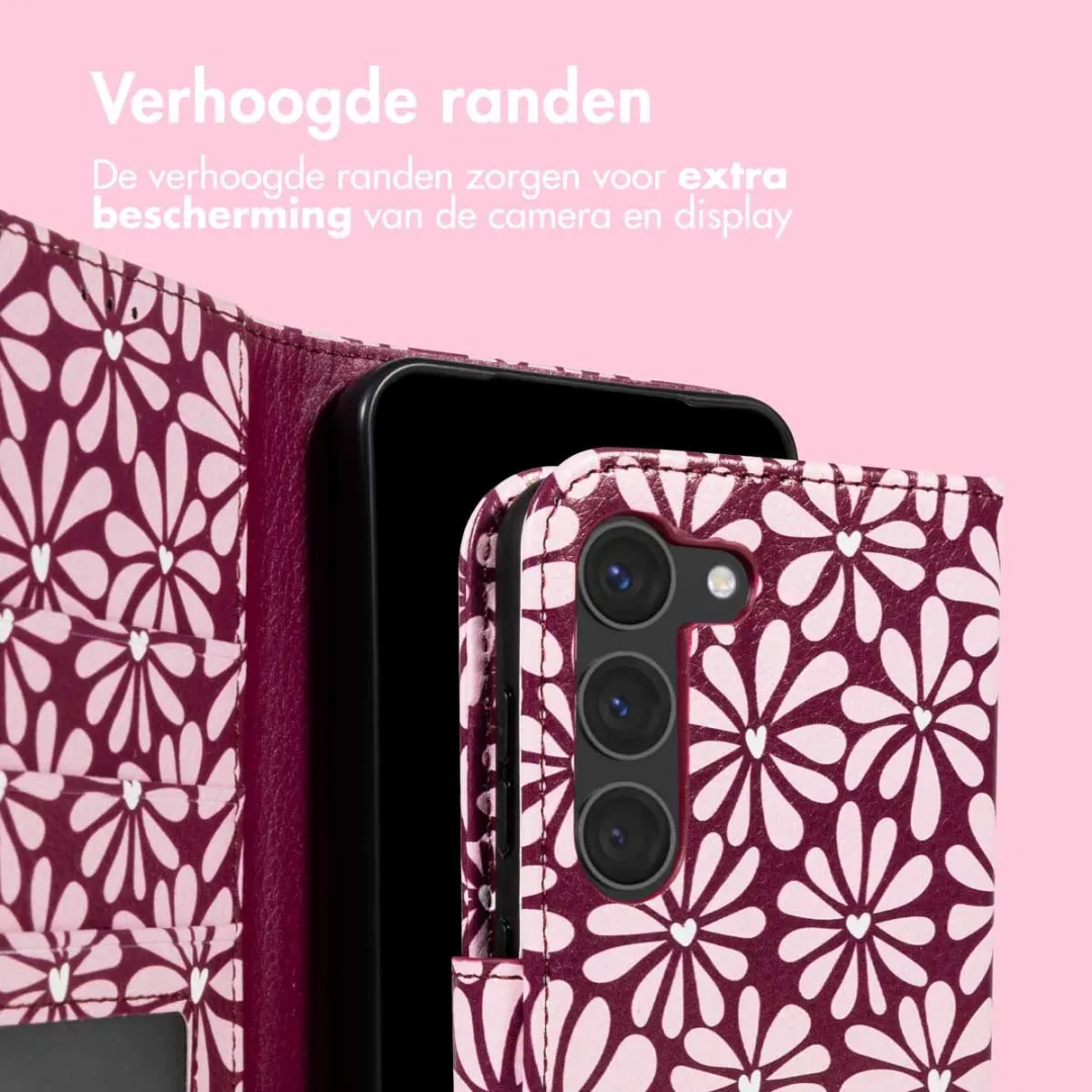 Imoshion Hoesje Samsung Galaxy S23 Bloom Love Blush - 3 Pasjes