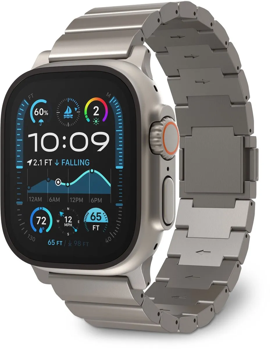 Decoded Titanium Horlogeband