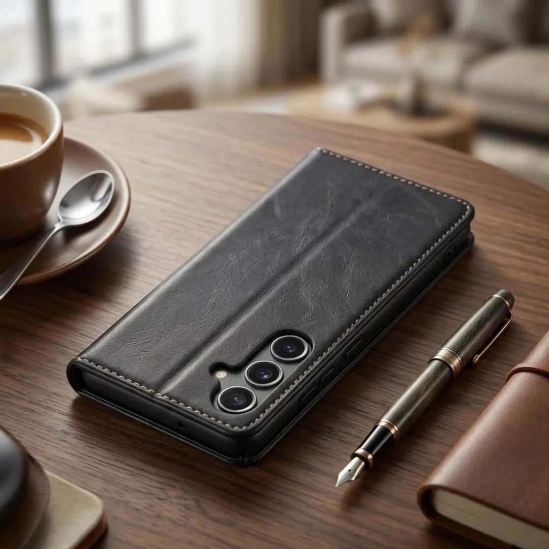 NUVEX Wallet Hoesje Samsung Galaxy A17 - Zwart