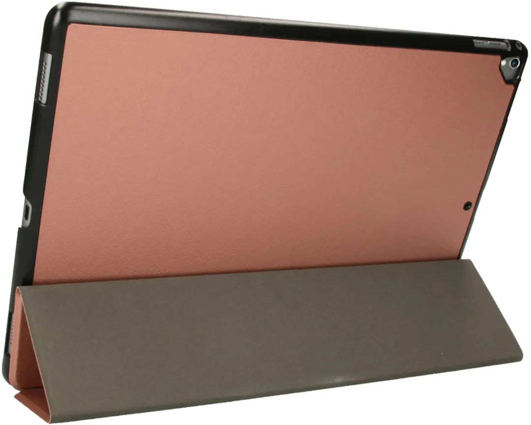 Imoshion Tablethoes Apple iPad Pro 12.9 (2017) Trifold Bookcase - Rosé goud