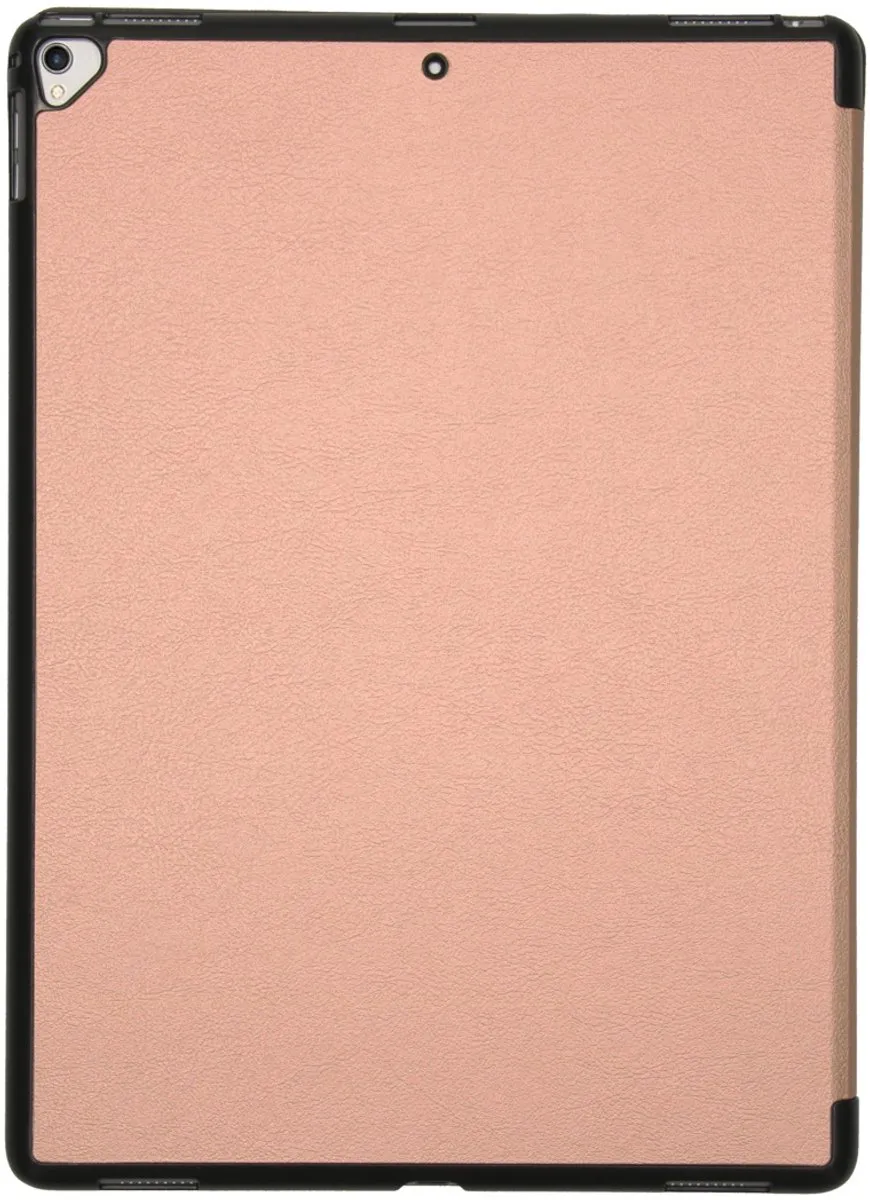 Imoshion Tablethoes Apple iPad Pro 12.9 (2017) Trifold Bookcase - Rosé goud