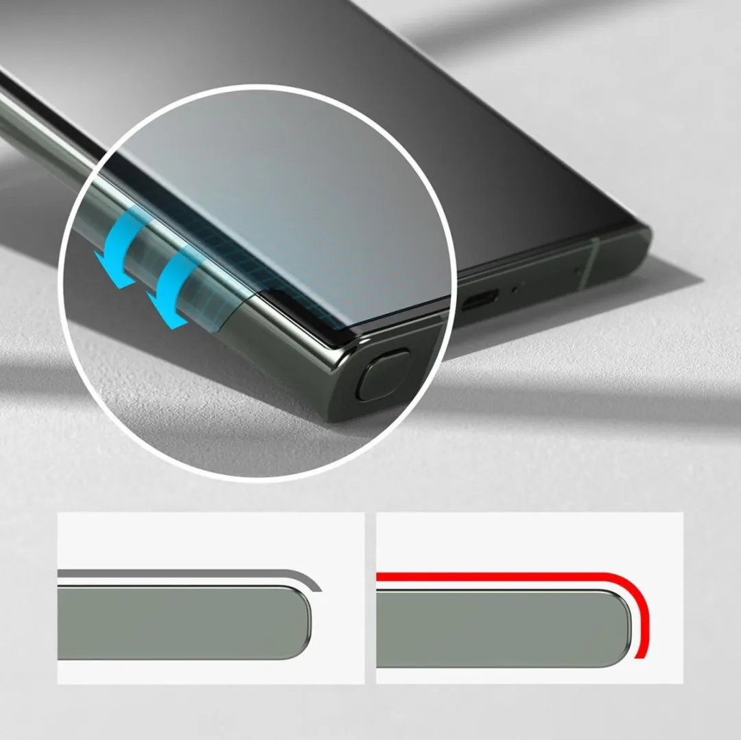 Ringke Screen Protector Samsung Galaxy S23 Ultra Dual Easy Wing - Privacy Folie