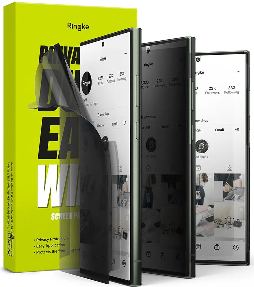 Ringke Screen Protector Samsung Galaxy S23 Ultra Dual Easy Wing
