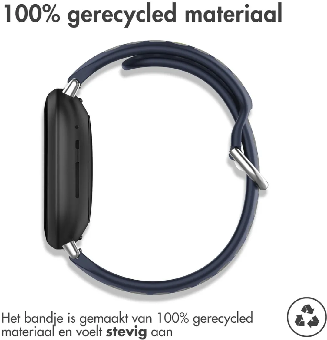 Imoshion Siliconen Sportband Blauw - One Size - Fitbit Sense/Versa