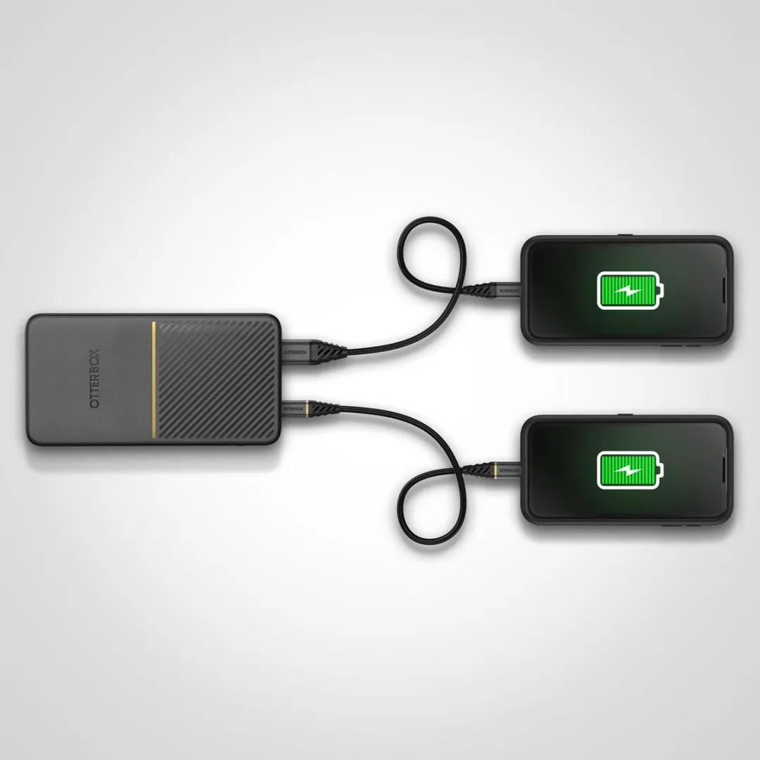 OtterBox Powerbank 10.000mAh 18W - 2x USB/USB-C PD - Zwart - afbeelding 6 van 6