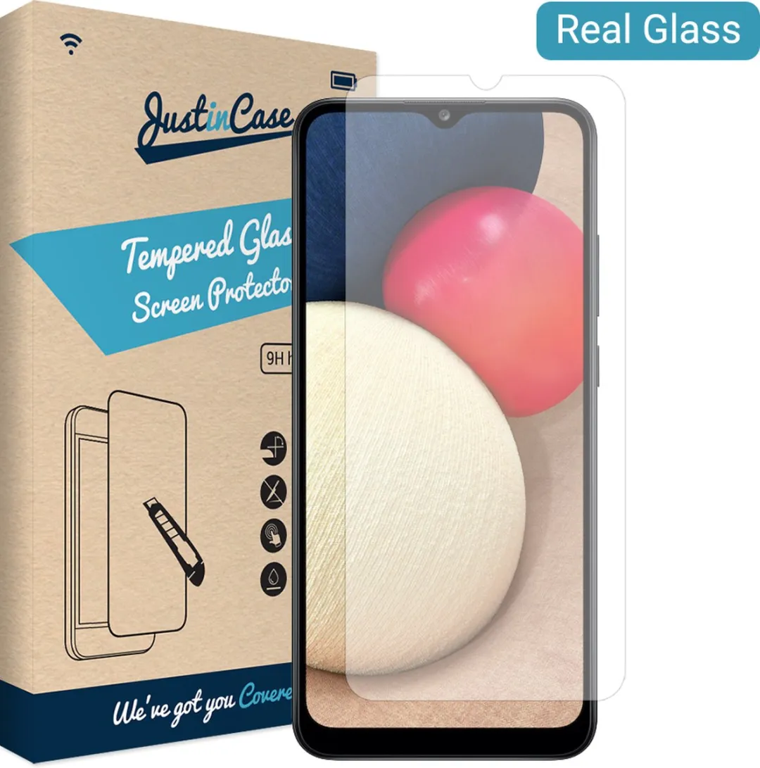 Just in Case Tempered Glass Samsung Galaxy A02s - Arc Edges