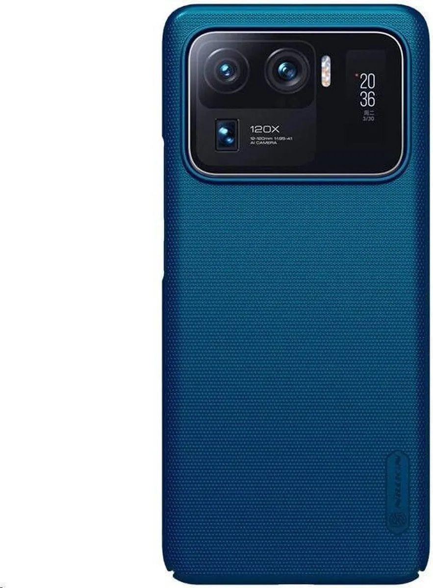 Nillkin Super Frosted Shield - Hoesje geschikt voor Xiaomi Mi 11 Ultra Blauw