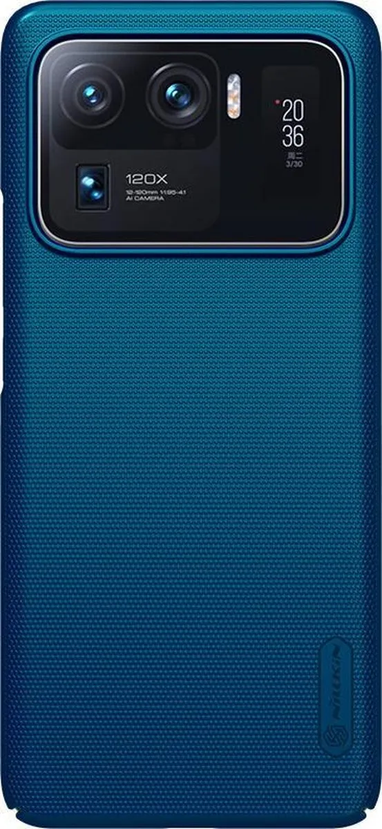 Nillkin Super Frosted Shield Hoesje Xiaomi Mi 11 Ultra XM11U-04 - Blauw - afbeelding 6 van 6