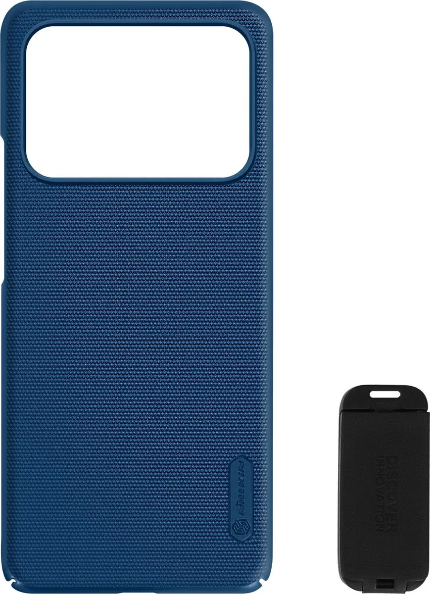 Nillkin Super Frosted Shield - Hoesje geschikt voor Xiaomi Mi 11 Ultra Blauw