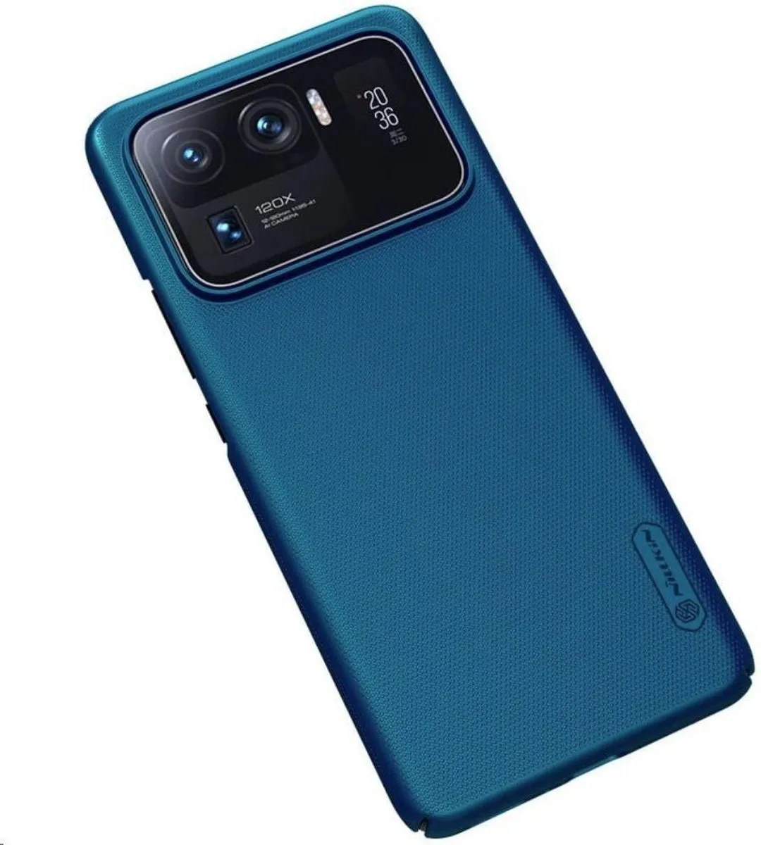 Nillkin Super Frosted Shield - Hoesje geschikt voor Xiaomi Mi 11 Ultra Blauw